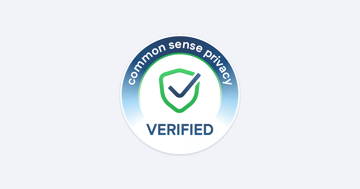 Common Sense Privacy Verified Seal